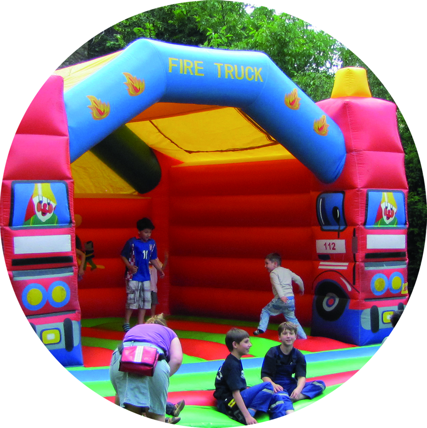 Kinderprogramm beim Tag der offenen Tür der Feuerwehr Ginnheim