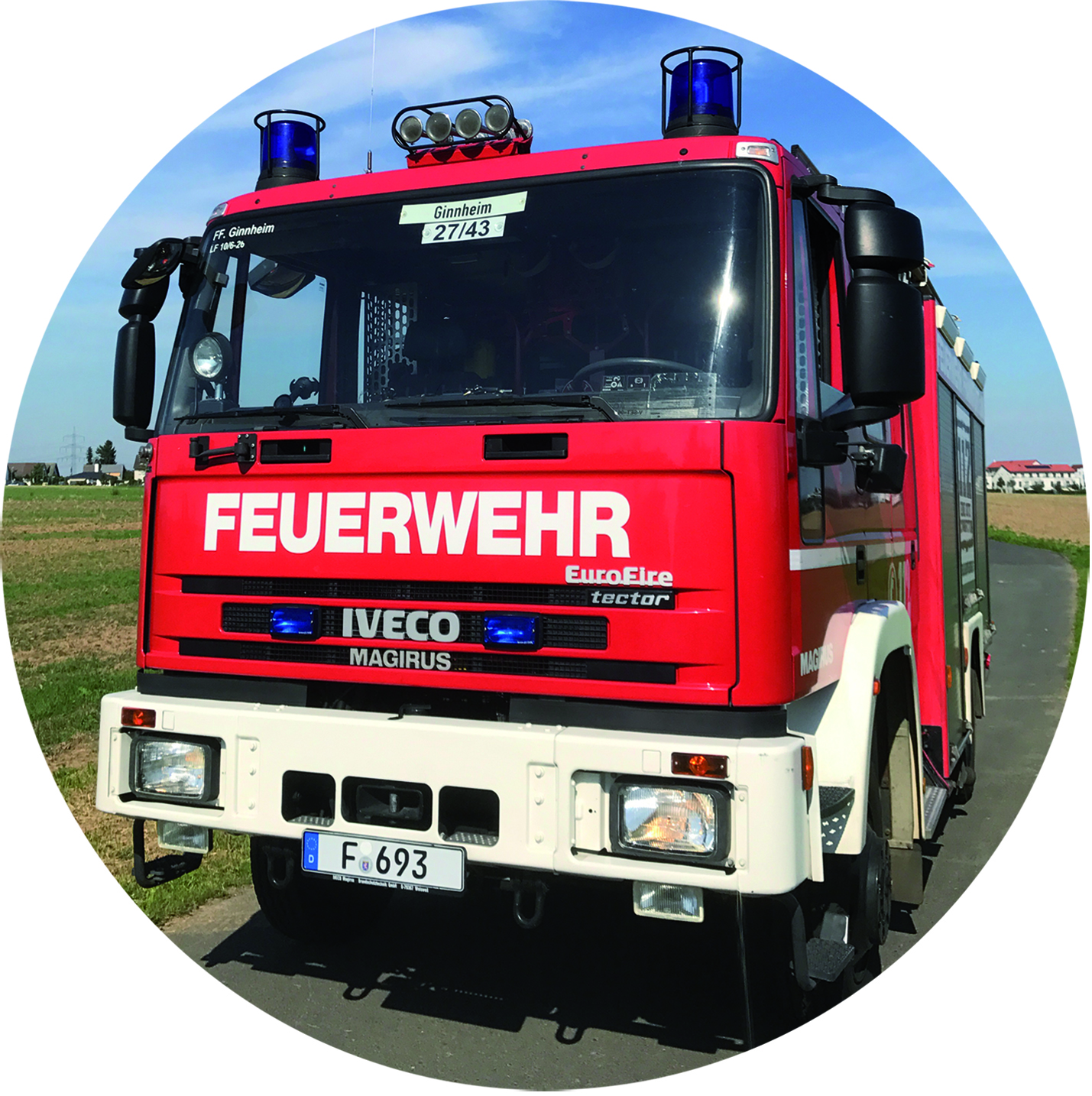 Fahrzeugausstellung beim Tag der offenen Tür der Feuerwehr Ginnheim